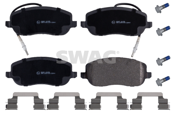 set placute frana,frana disc 62 91 6827 SWAG
